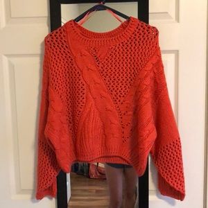 Orange sweater